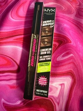 NYX Zero to Brow Longwear Brow Gel - Black